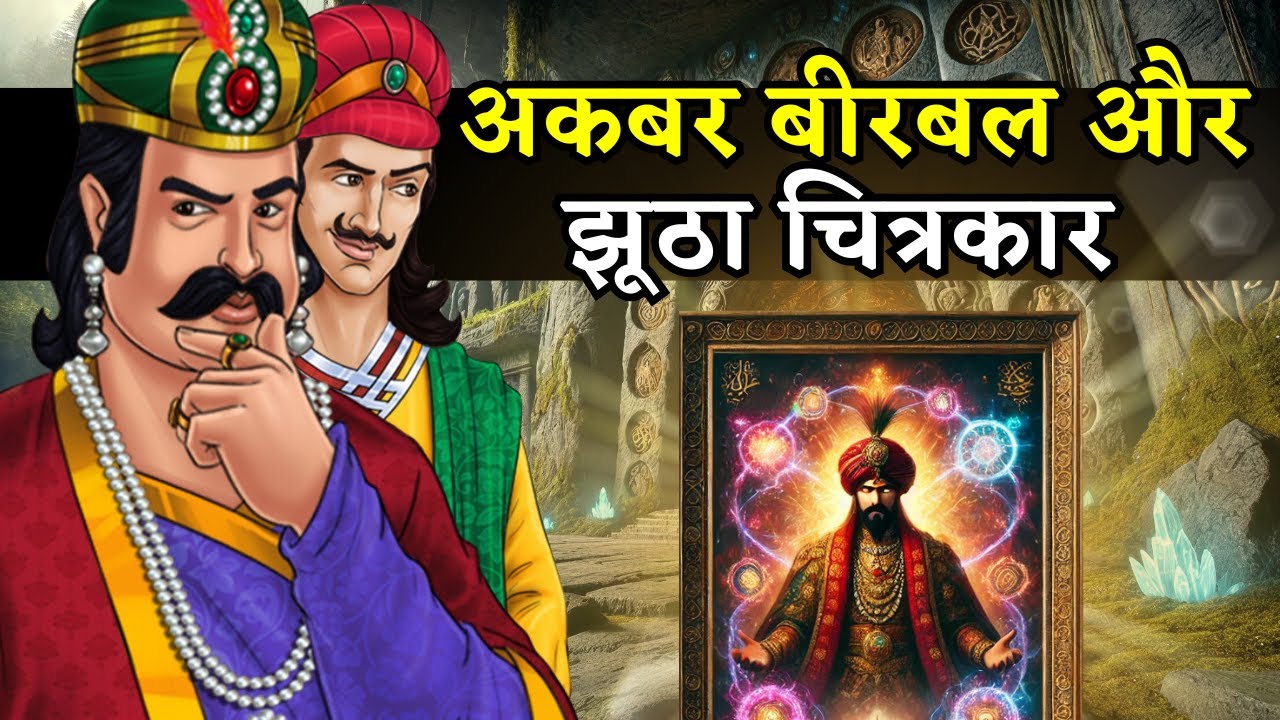अकबर बीरबल और झूठा चित्रकार  | Sleep story | Motivational story in Hindi | Akbar or birbal ki kahani