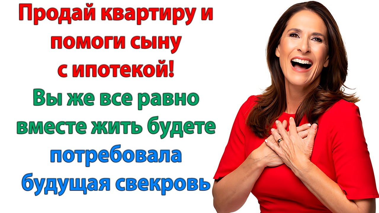 Зачем тебе своя квартира? Отдай деньги на мою квартиру! Едь к маме! Пусть она твою ипотеку платит!