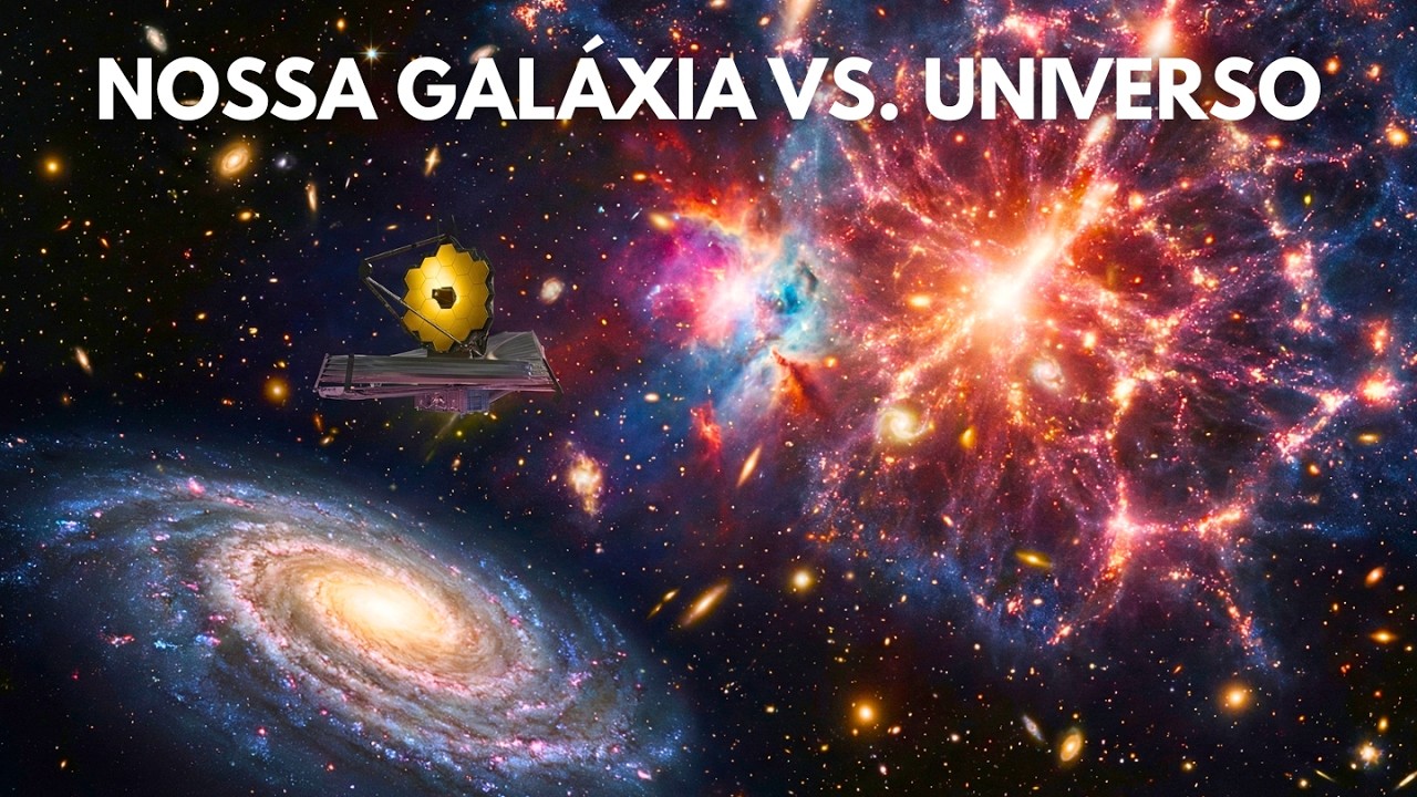Telescópio James Webb Acaba de Revelar o Quão PEQUENA é Realmente a Nossa Galáxia