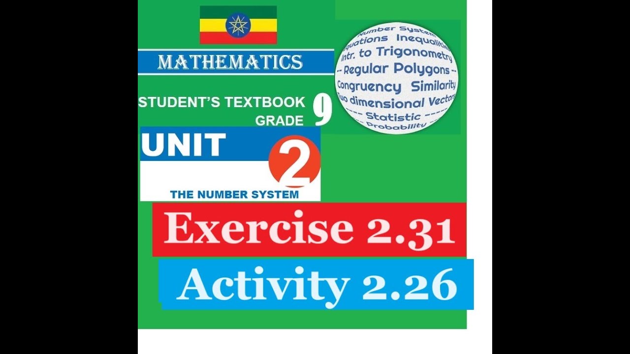 Mathematics Grade 9 Unit 2 Exercise 2.31(More About Rationalizations on Denominator)@mathT_21