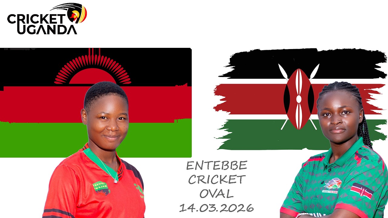 Malawi Vs Kenya. ICC U-19 Women's World Cup Qualifiers. Entebbe 2026.