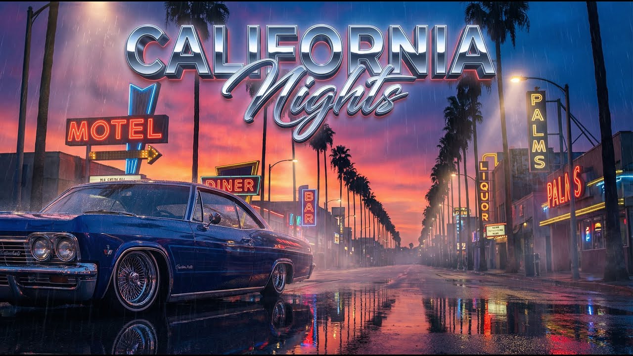🌴 West Coast G-Funk Vibes Sunset Streets | Snoop Dogg, 2Pac & Nate Dogg Inspired 🚗