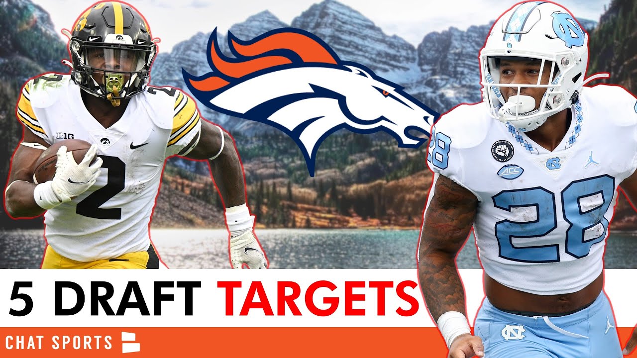 NEW Denver Broncos Draft Targets After NFL Free Agency