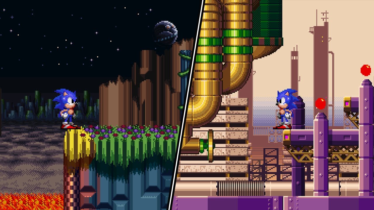 Sonic 2 Absolute COM FASES MAIS BONITAS E COLORIDAS I Sonic 2 Absolute Atmospheric Palettes (MOD)