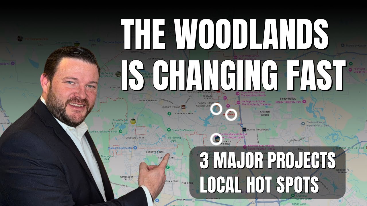 The Woodlands, TX 2025: Epic Map Tour of 3 Major Projects & Local Hot Spots!