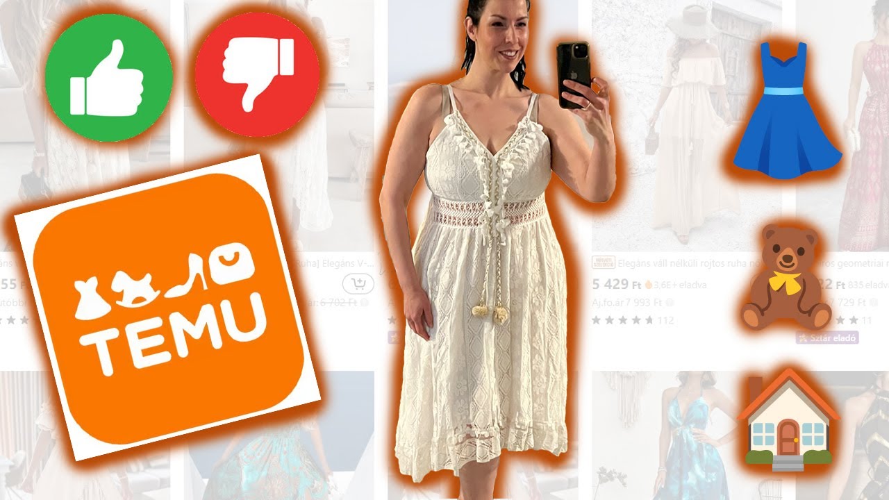 TEMU HAUL | PR&Oacute;B&Aacute;LGASS VELEM! 👗🏠🧸 Ruh&aacute;k, J&aacute;t&eacute;kok, Lak&aacute;skieg&eacute;sz&iacute;tők, stb.