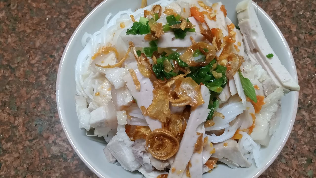 Bún chả, thịt luộc 
