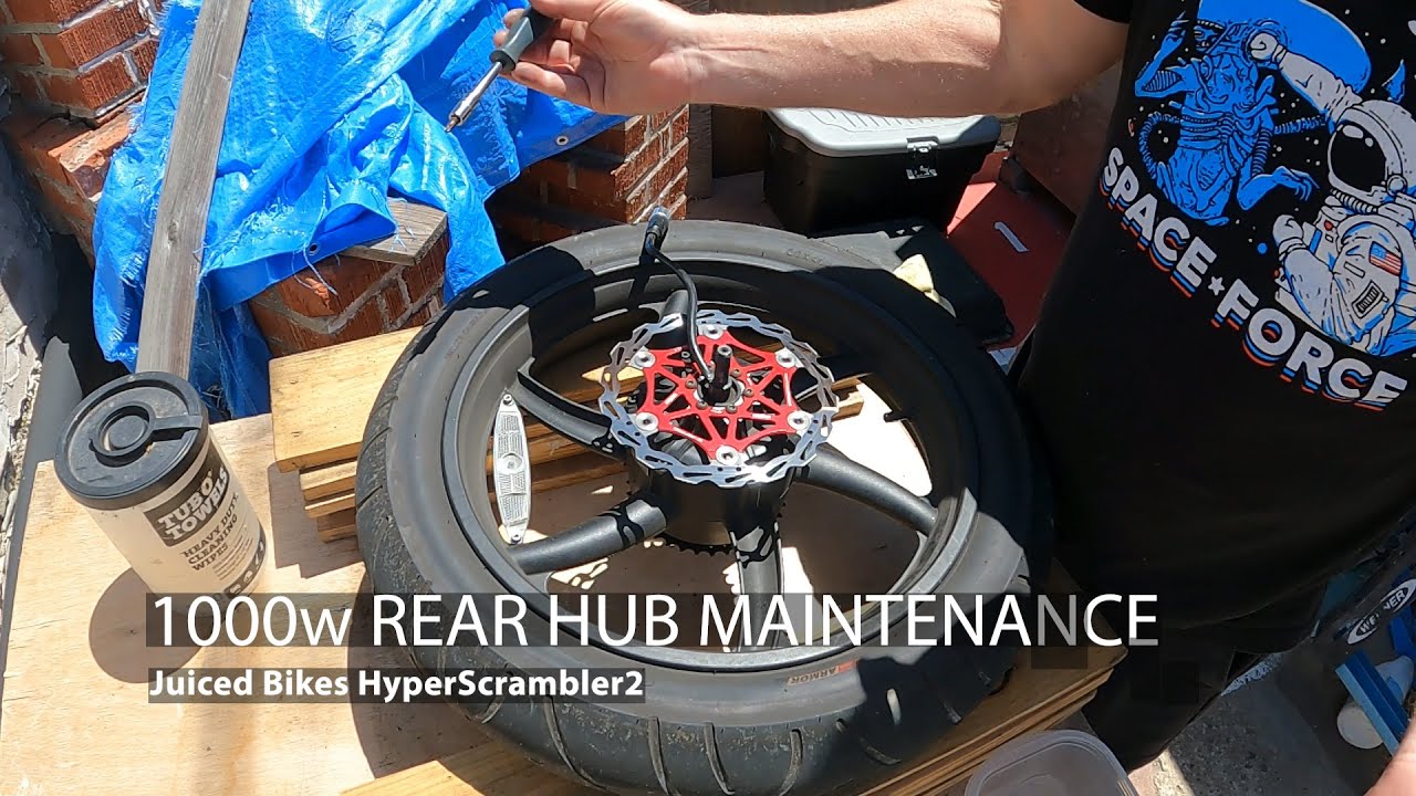 Juiced Bikes Maintenance: HyperScrambler 2 / Hyperscorpion Rear Hub