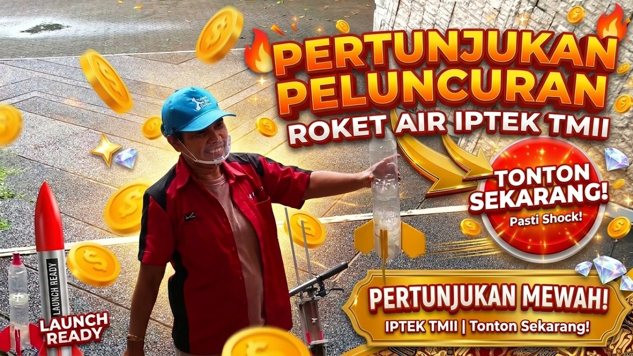 Pertunjukan Peluncuran Roket Air IPTEK TMII