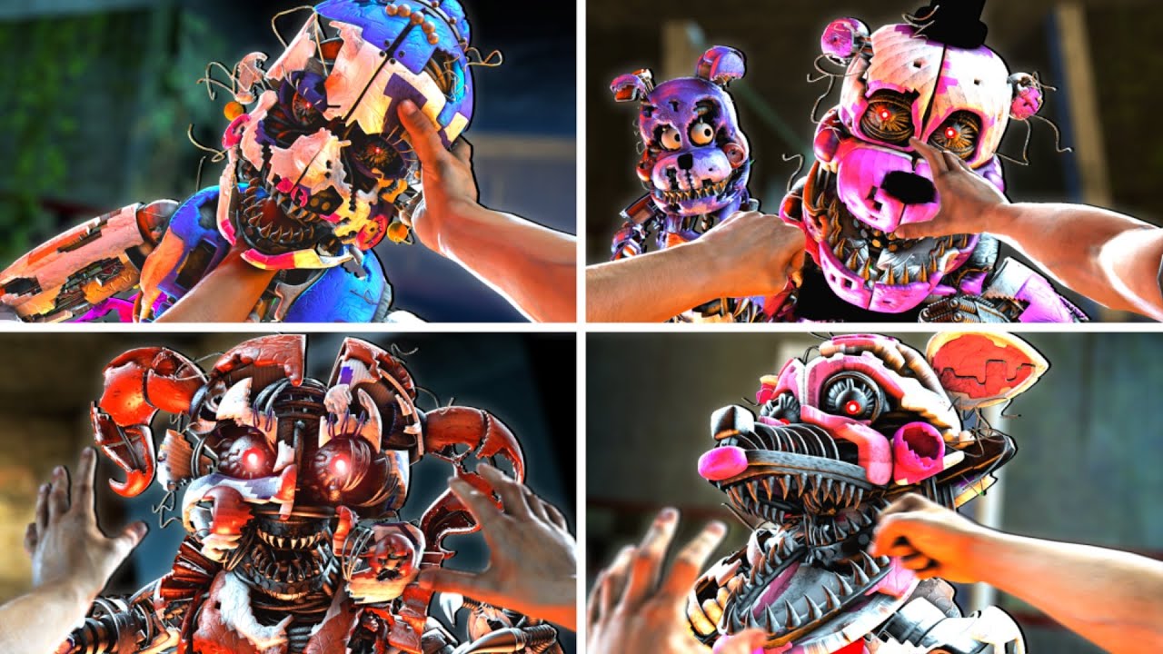[SFM FNaF] Nightmare Sister Location Counter Jumpscares