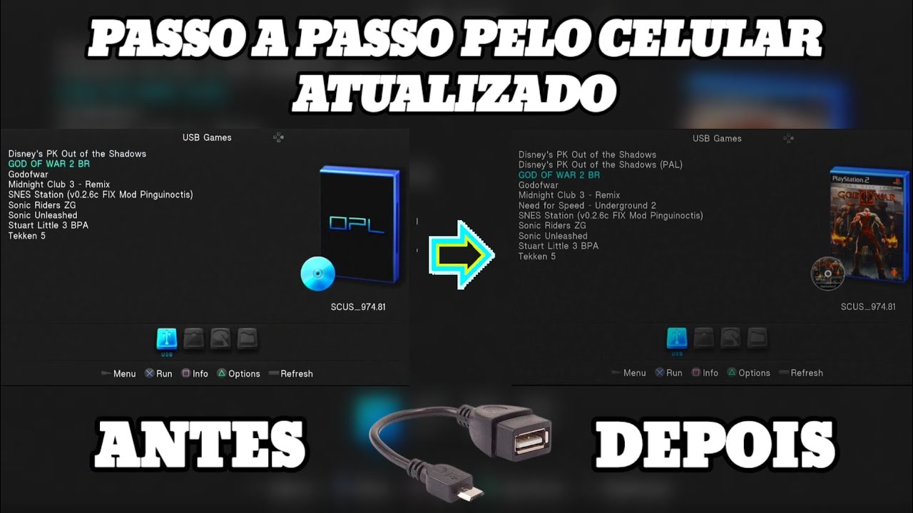 COMO COLOCAR AS ARTES DOS JOGOS NO OPL PELO CELULAR (ATUALIZADO) I TUTORIAL PASSO A PASSO 