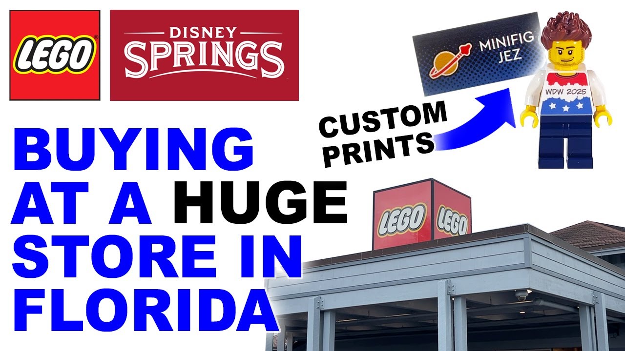 LEGO Shopping in Disney Springs, Florida - Custom minifigs & prints