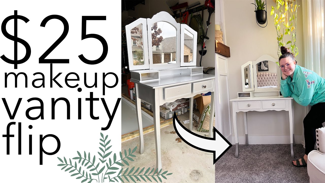 Simple $25 Vanity Furniture Flip!