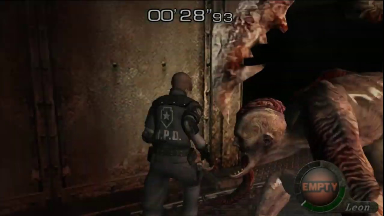 RE4 U3 container maze with only 2 hand grenades (minimum shots fired strategy)