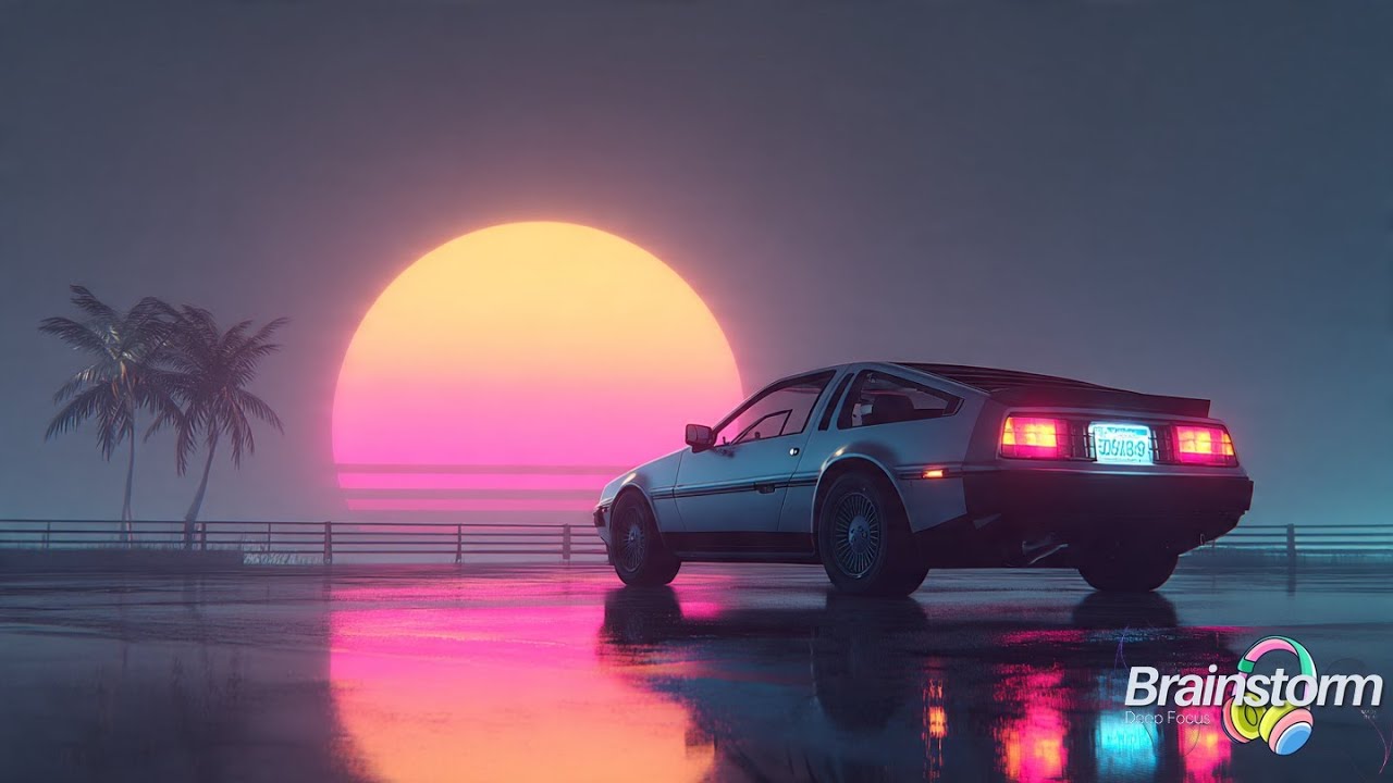 Deep Synthwave Study Music -  2 Hours of Focus & Drive