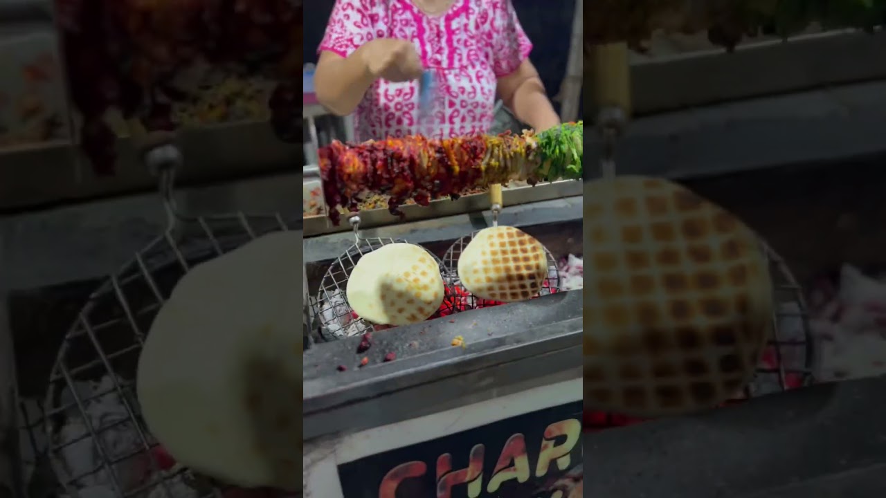 Most Unique Shawarma In India | Charcoal Shawarma 🥙 #shorts