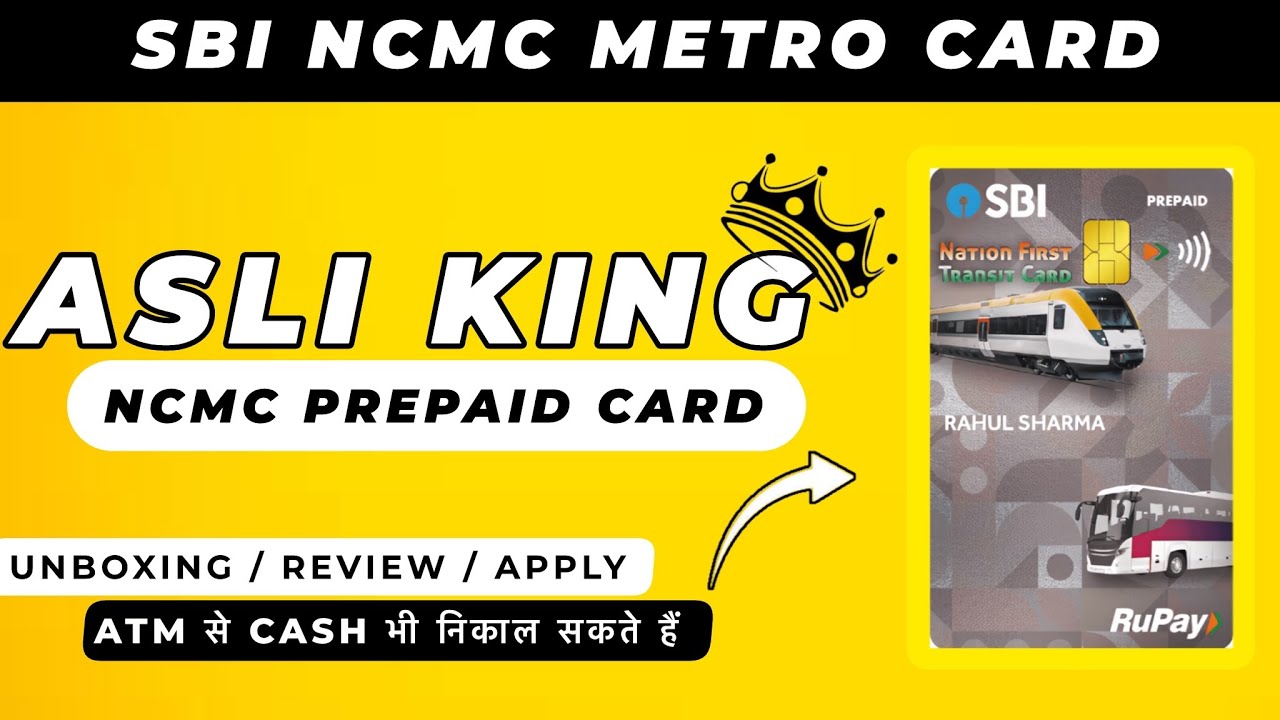 SBI NCMC Prepaid Transit Card Unboxing, Features, & Complete Details | ATM | Online Shopping | Metro
