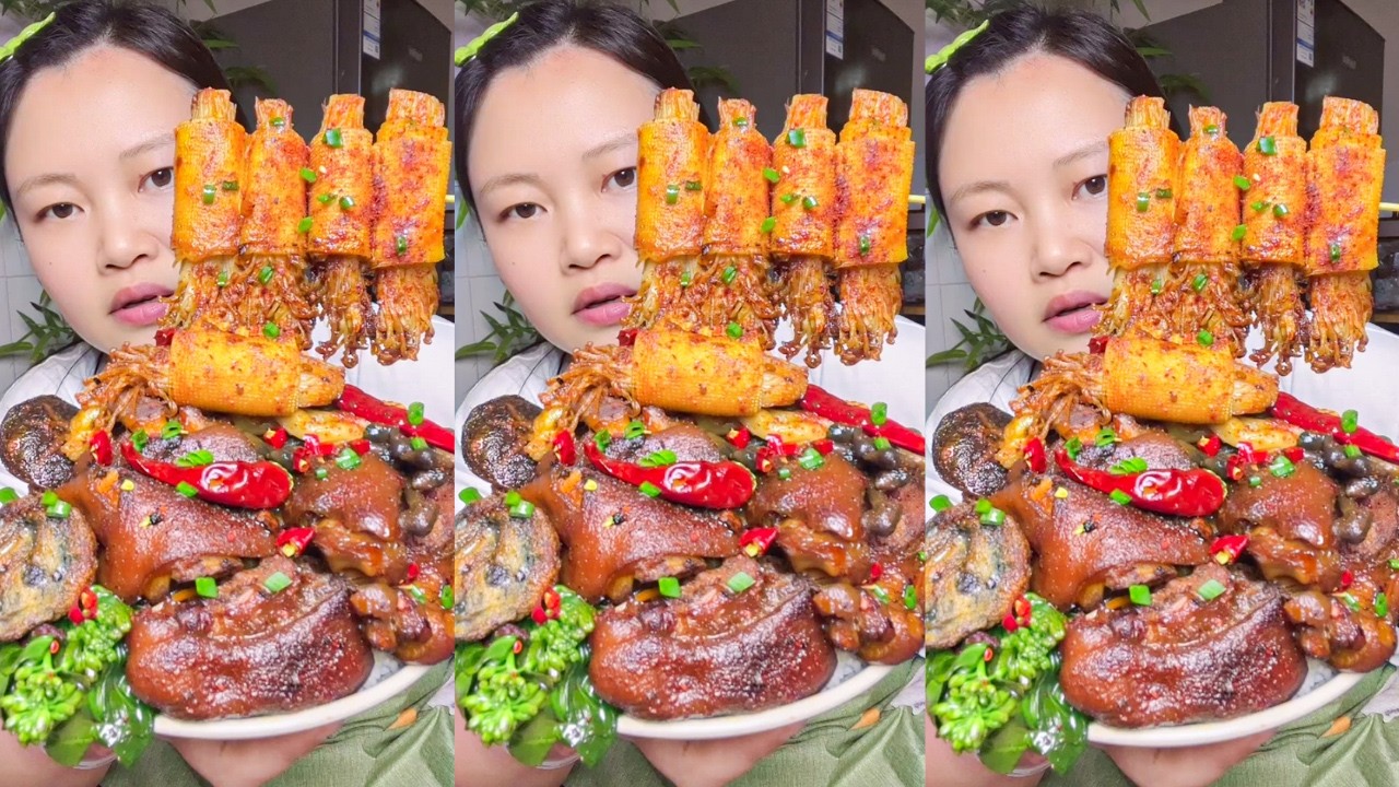 Let&rsquo;s Eat With Jin | Crispy Braised Pig&rsquo;s Trotter &ndash; Super Delicious!