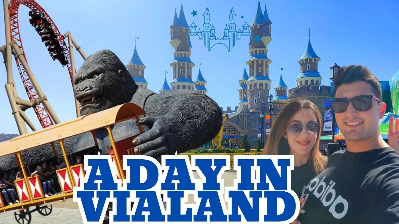 A Day İn Vialand Theme Park  İstanbul Vlog   4 K
