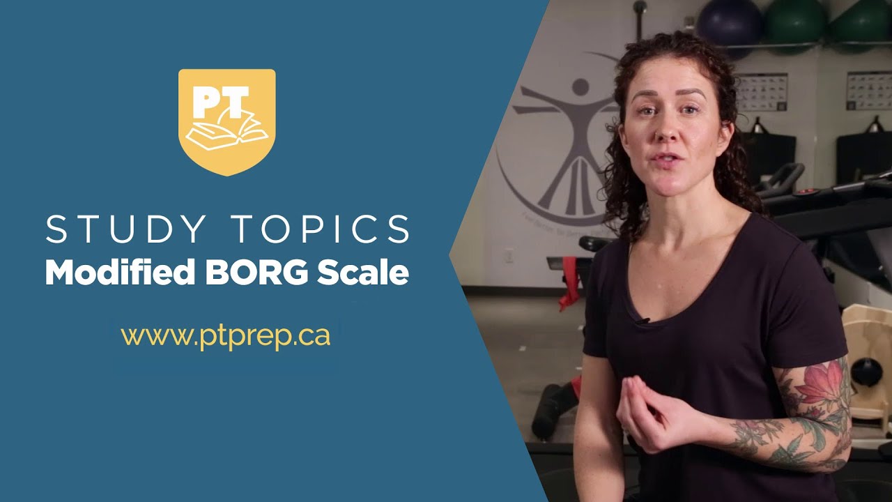Study Topics: Modified BORG Scale—What is Moderate Intensity?