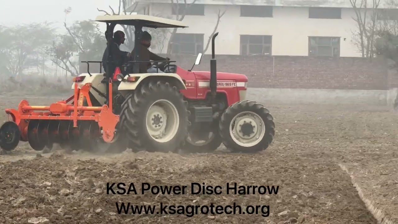 KSA | PTO Power Disc Rotavator Harrow |  PTO पर चलने वाला Disc harrow