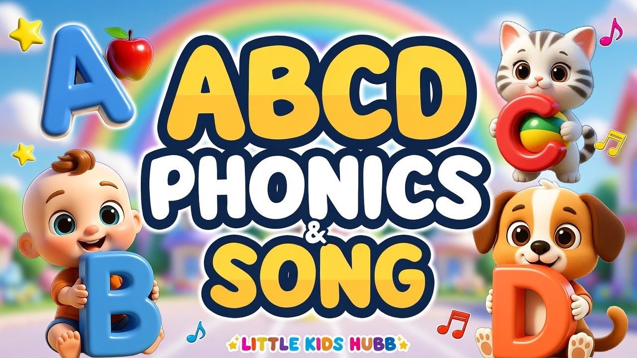 ABC Song for Toddlers | Fun Alphabet Music | Little Kids Hubb