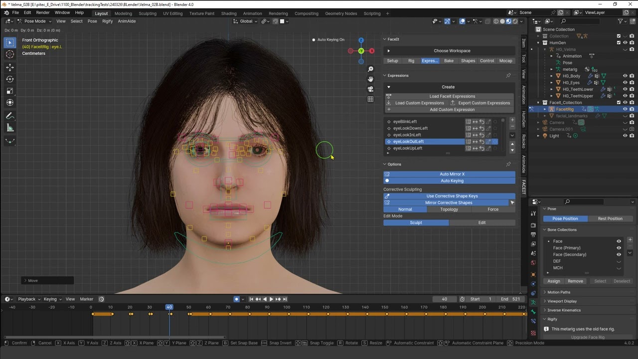 Blender_HumanGenerator_Mixamo_FaceIt_Teil3