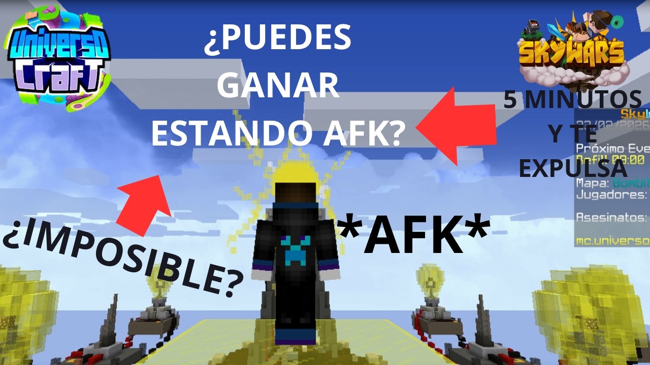 ¿ES POSIBLE GANAR UNA PARTIDA DE SKYWARS ESTANDO AFK?