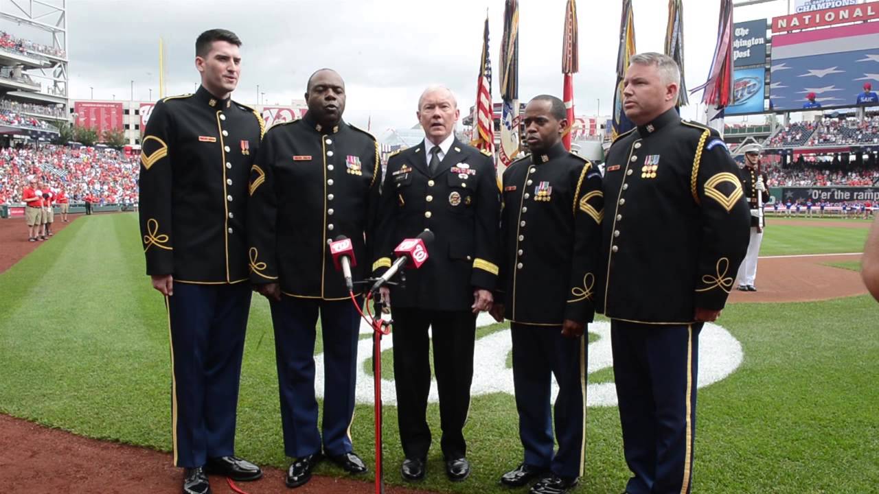 General Dempsey sings 