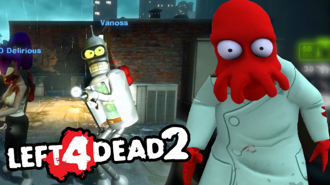 Zoidberg Zombies! - Modded Left 4 Dead 2 Funny Moments