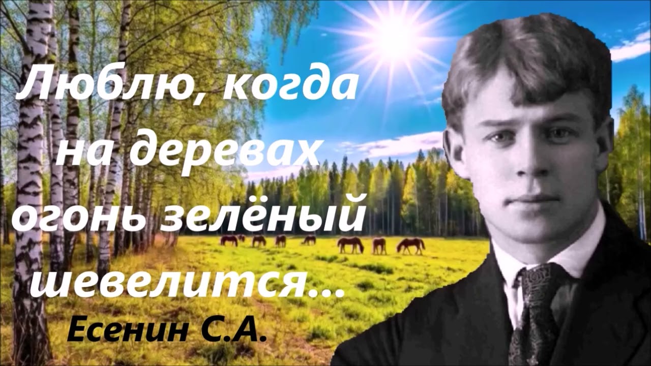 Душа! Сергей Есенин. (Песня)
