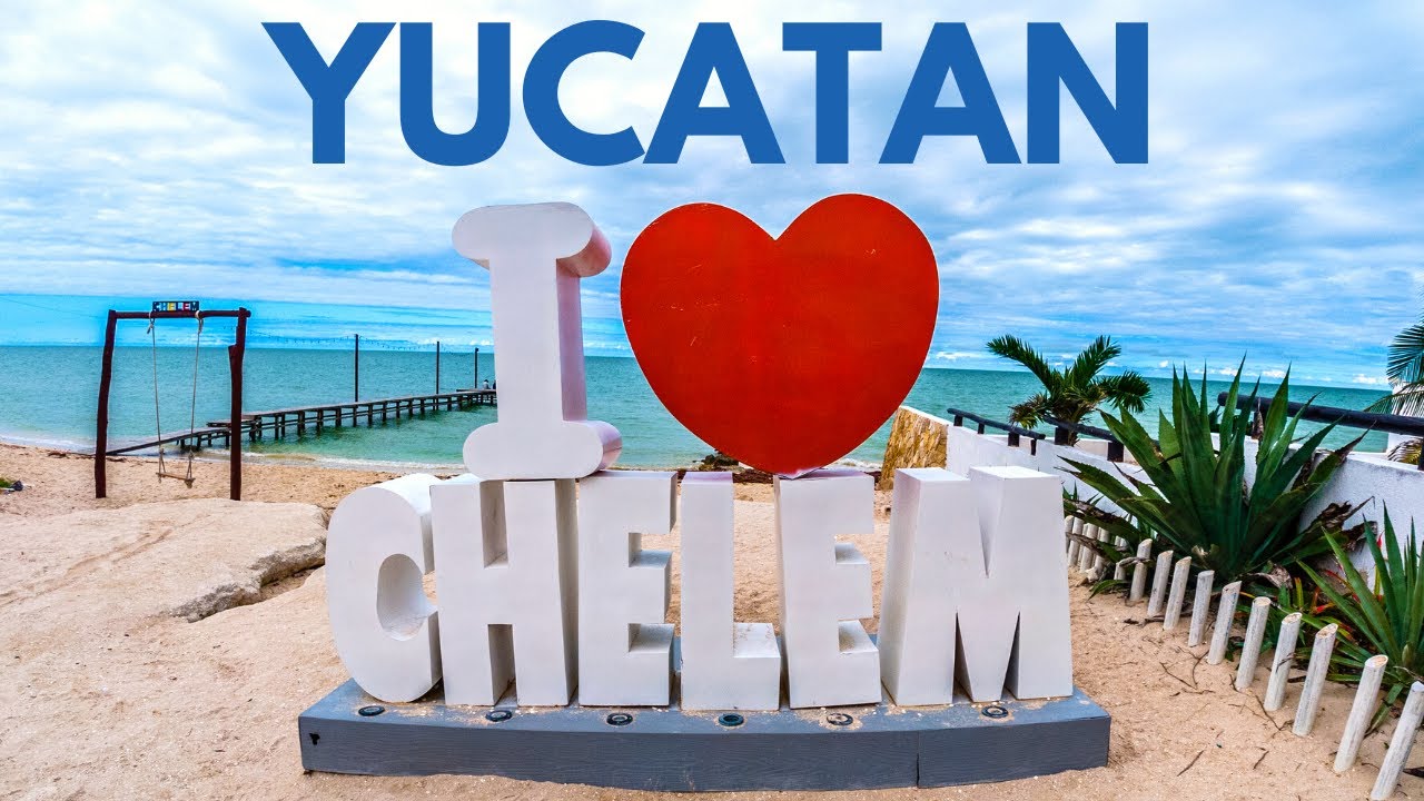 🇲🇽 Chelem Puerto Walking Tour from Beach to Mangroves 2021 | Mexico Travel | Yucatan Peninsula