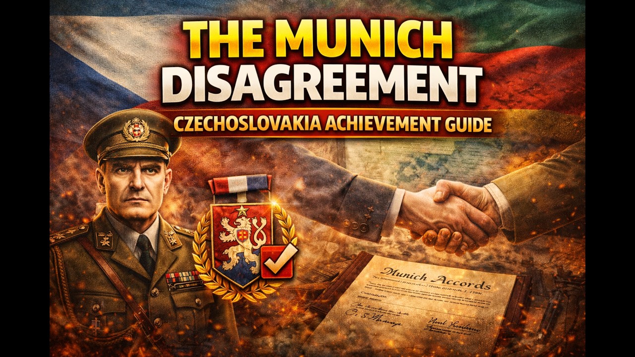The Munich Disagreement | Czechoslovakia Achievement Guide | Hearts of Iron IV