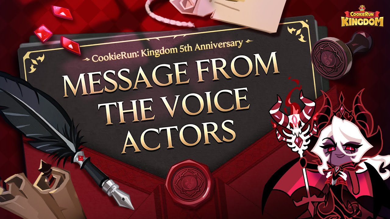 CookieRun: Kingdom 5th Anniversary｜Message From The Voice Actors 💌