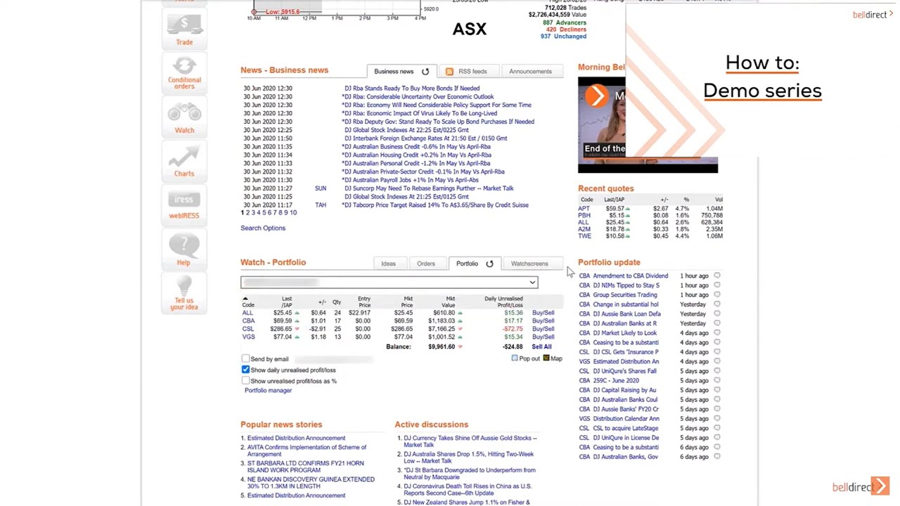 Review your portfolio