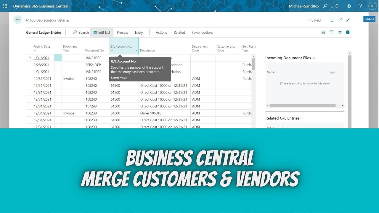 Merge Customers & Vendors - A Business Central Feature