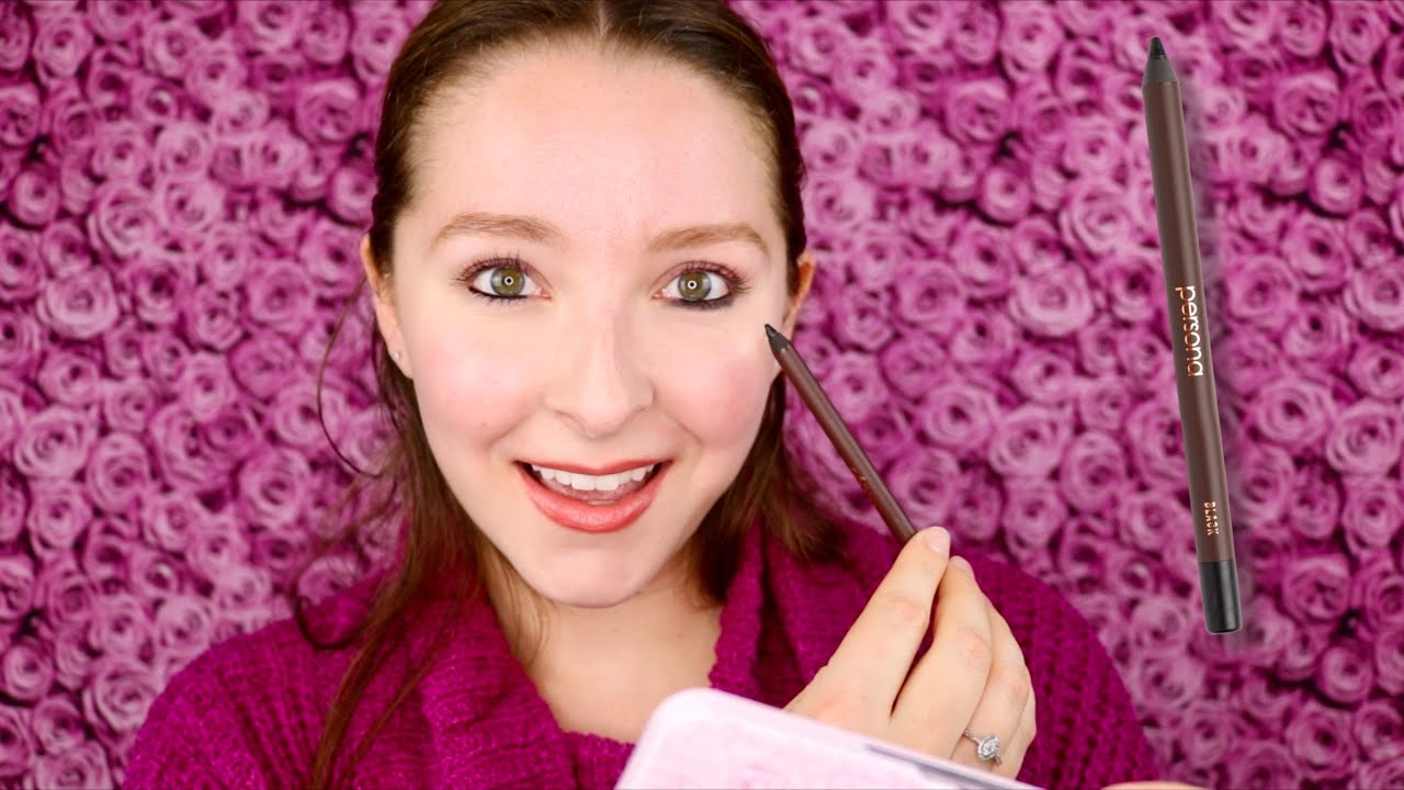 Обзор водостойкой подводки для глаз Persona Cosmetics 24 HR Waterproof Eyeliner in Black | Держится на линии роста ресниц!