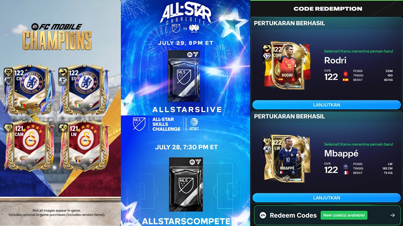 NEWEST FC MOBILE REDEEM CODE TODAY & 122 OVR PLAYER CLAIM BUG? FC MOBILE 26 CHAMPIONS EVENT