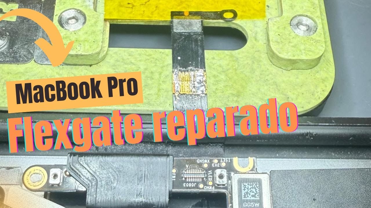 FLEXGATE Reparación definitiva | Todo el proceso para reparar MacBook sin imagen