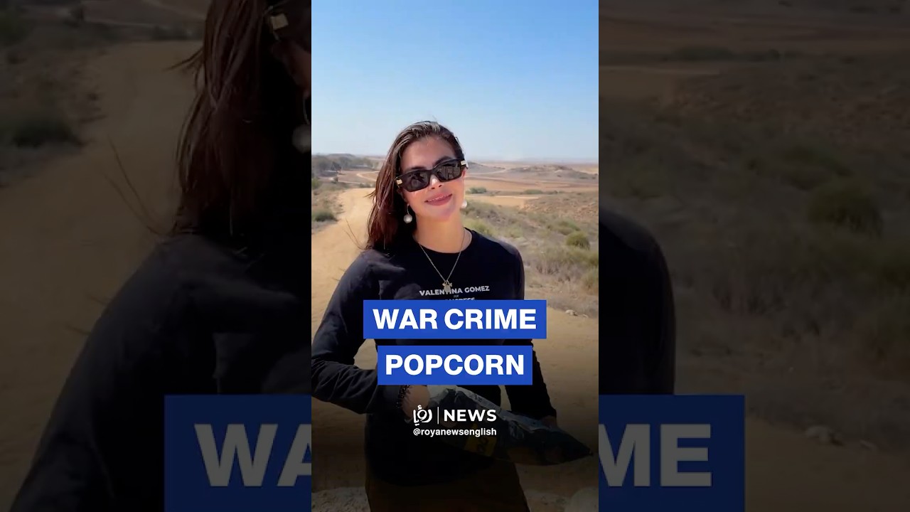 US congressional candidate watches Gaza bombing while eating popcorn
