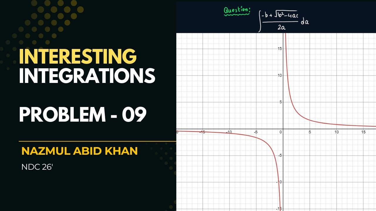 INTEGRATION PROBLEM—009 | PhysiChemX | Nazmul Abid |