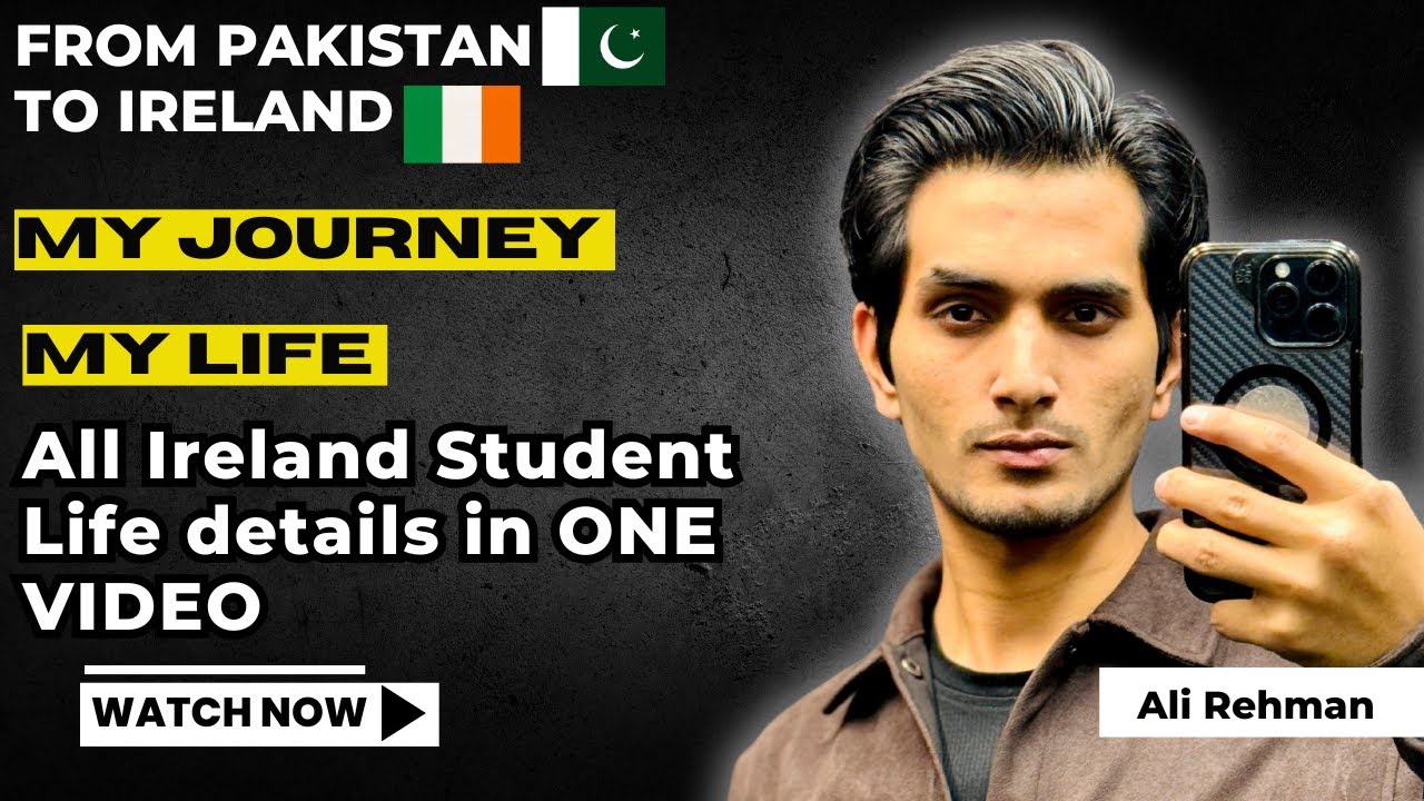 Ireland Student Visa, part time job, earning and visa time, @jawadk1 Podcast with Ali Rehman 🇮🇪🇵🇰