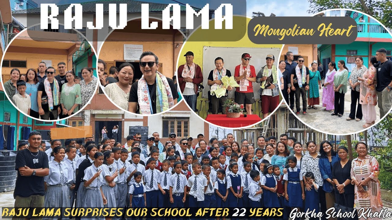 Raju Lama Return to Our School After 22 Years #RajuLama #MongolianHeart #aizawl #yt  #gorkhaschool