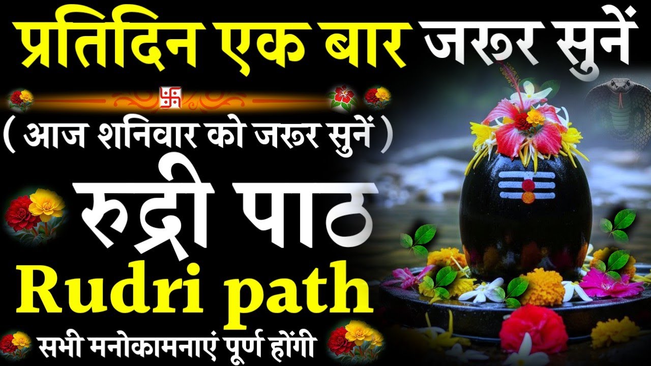 Rudri path || रुद्री पाठ|प्रतिदिन एक बार जरूर सुनें|#@pujapathmantrastotra_shakti9 #rudripath #shiv 