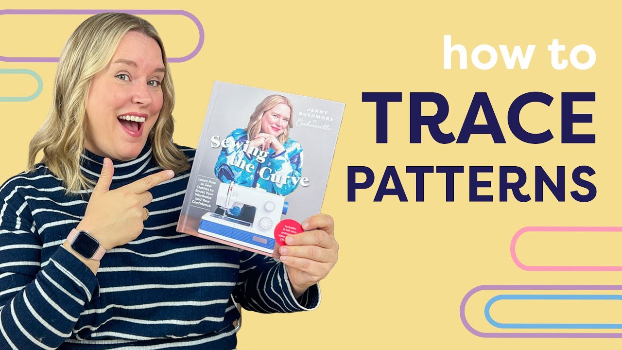 How to trace sewing patterns using a printed pattern