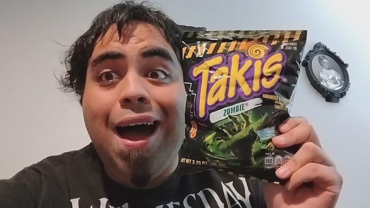 Takis zombie Halloween 2025 taste test (mini review)
