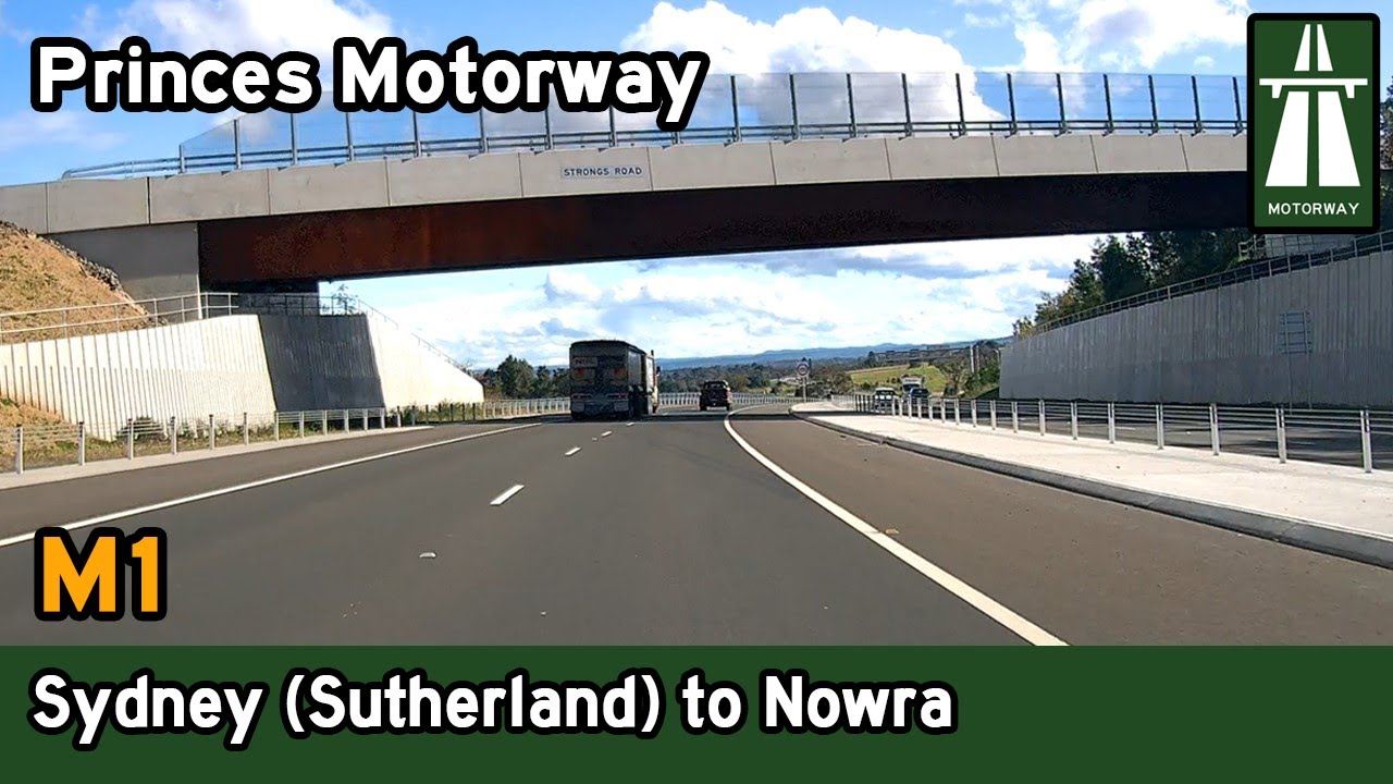 Driving from Sydney (Sutherland) to Nowra via Wollongong – M1 Princes Motorway [4K]