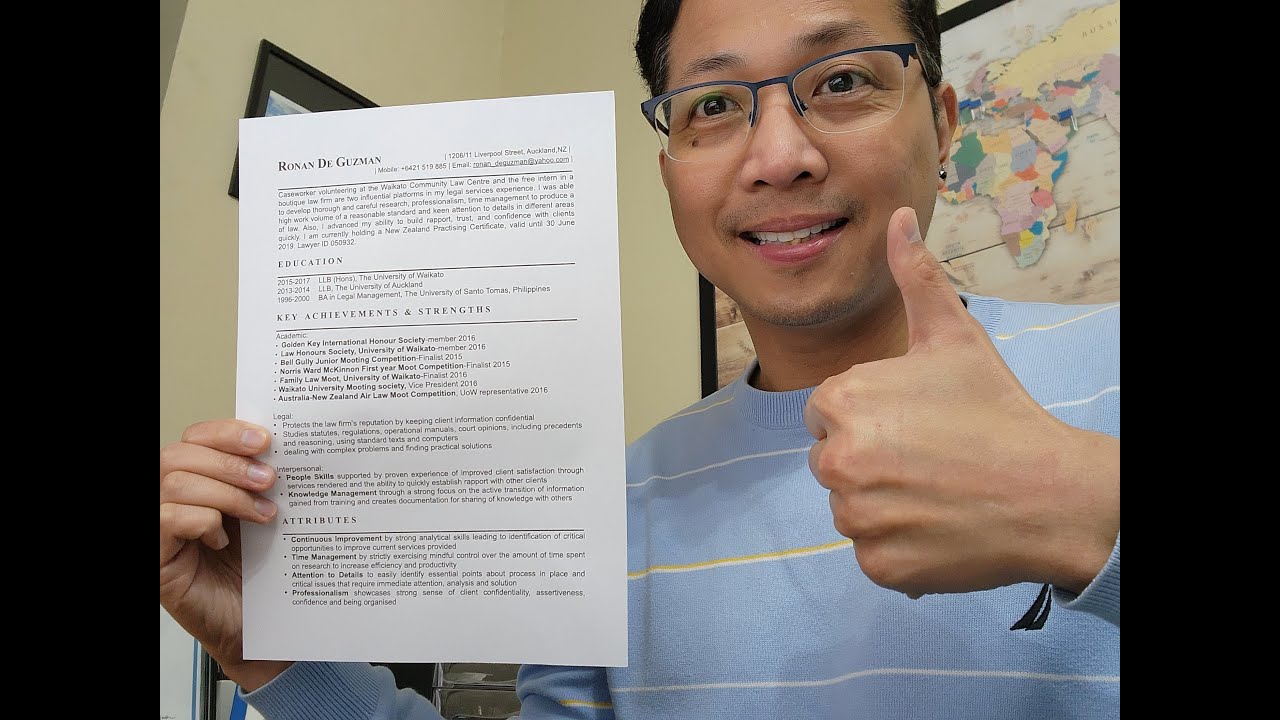 HOW TO COMPOSE A CV - a potential gateway to New Zealand employment