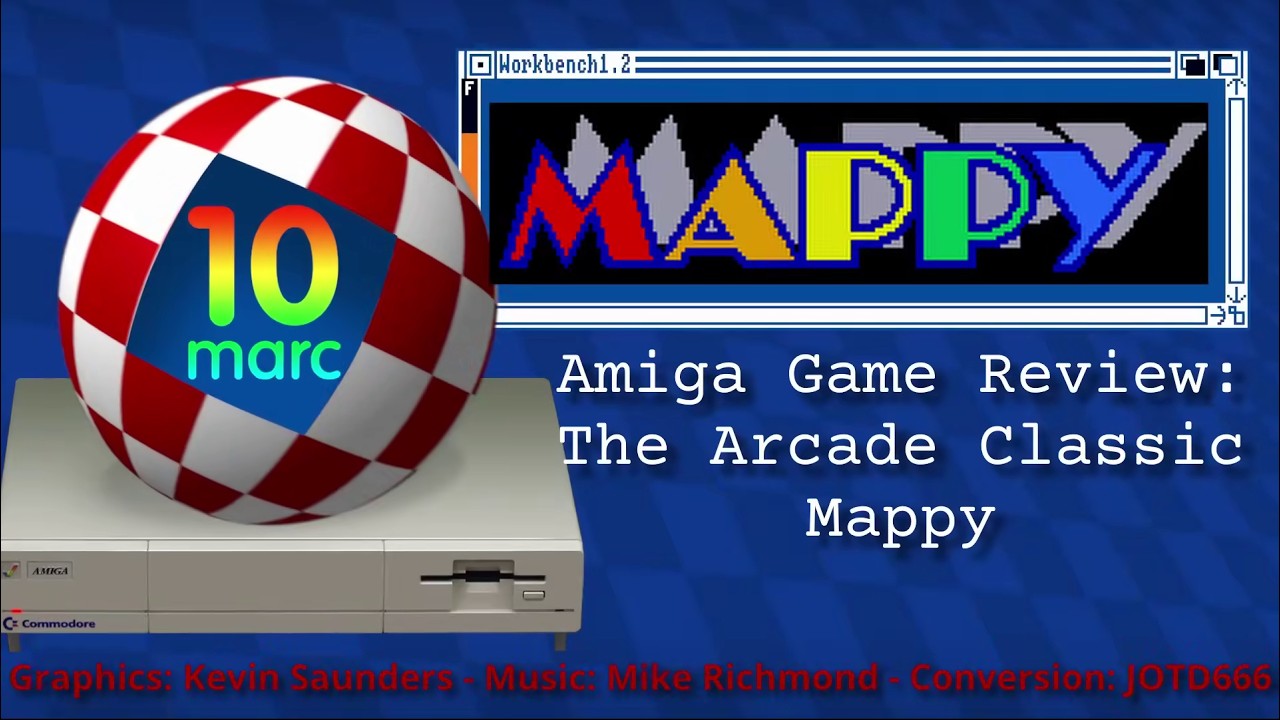 Обзоры игр для Amiga: Классика аркадных автоматов &mdash; Mappy