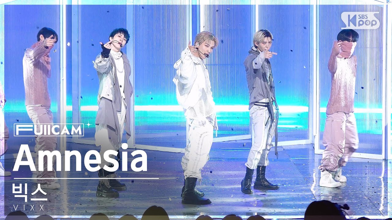 [안방1열 풀캠4K] 빅스 'Amnesia' (VIXX FullCam)│@SBS Inkigayo 231126